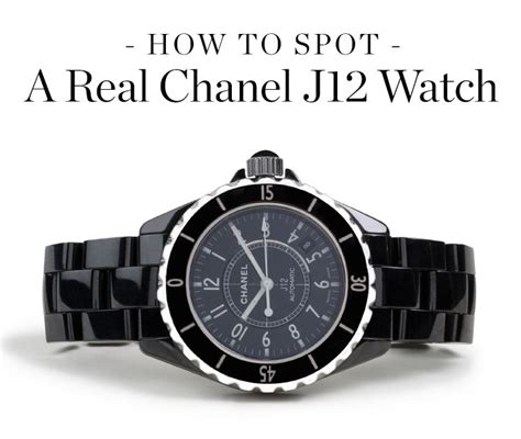 how to spot a fake chanel watch|is my chanel watch real.